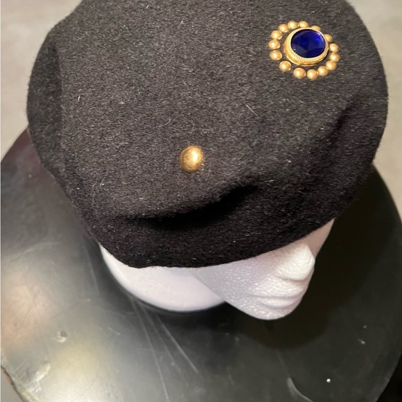 Vintage Rhinestone wool hat - Picture 2 of 2